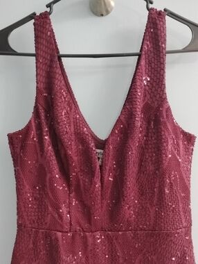NWOT 💜 Stunning Bailey Blue Deep Purple Sequin Dress Size Small